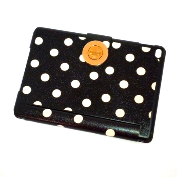 Kate Spade New York Folio Case for Apple I Pad Mini and Mini 2. Polka Dot. - Picture 2 of 6